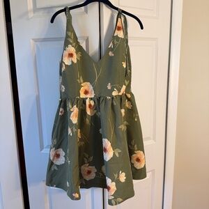 Mini fit and flare dress- XL petite